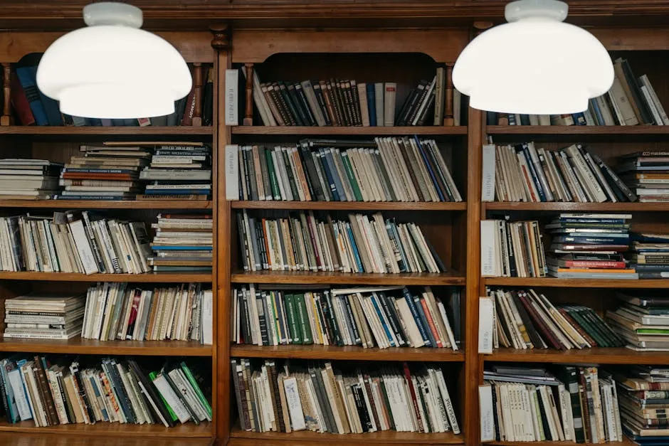 A grand library reading room lined with shelves, suggesting a single consolidated place where knowledge lives