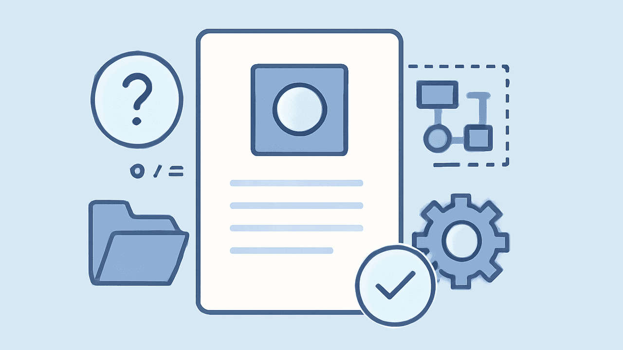 Project README template thumbnail